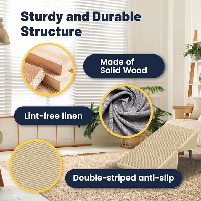 🐕 Stress-Free Climb – Ramp Designed for All Pets, Any Age!