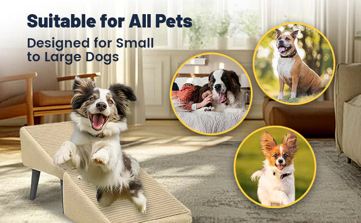 🐕 Stress-Free Climb – Ramp Designed for All Pets, Any Age!