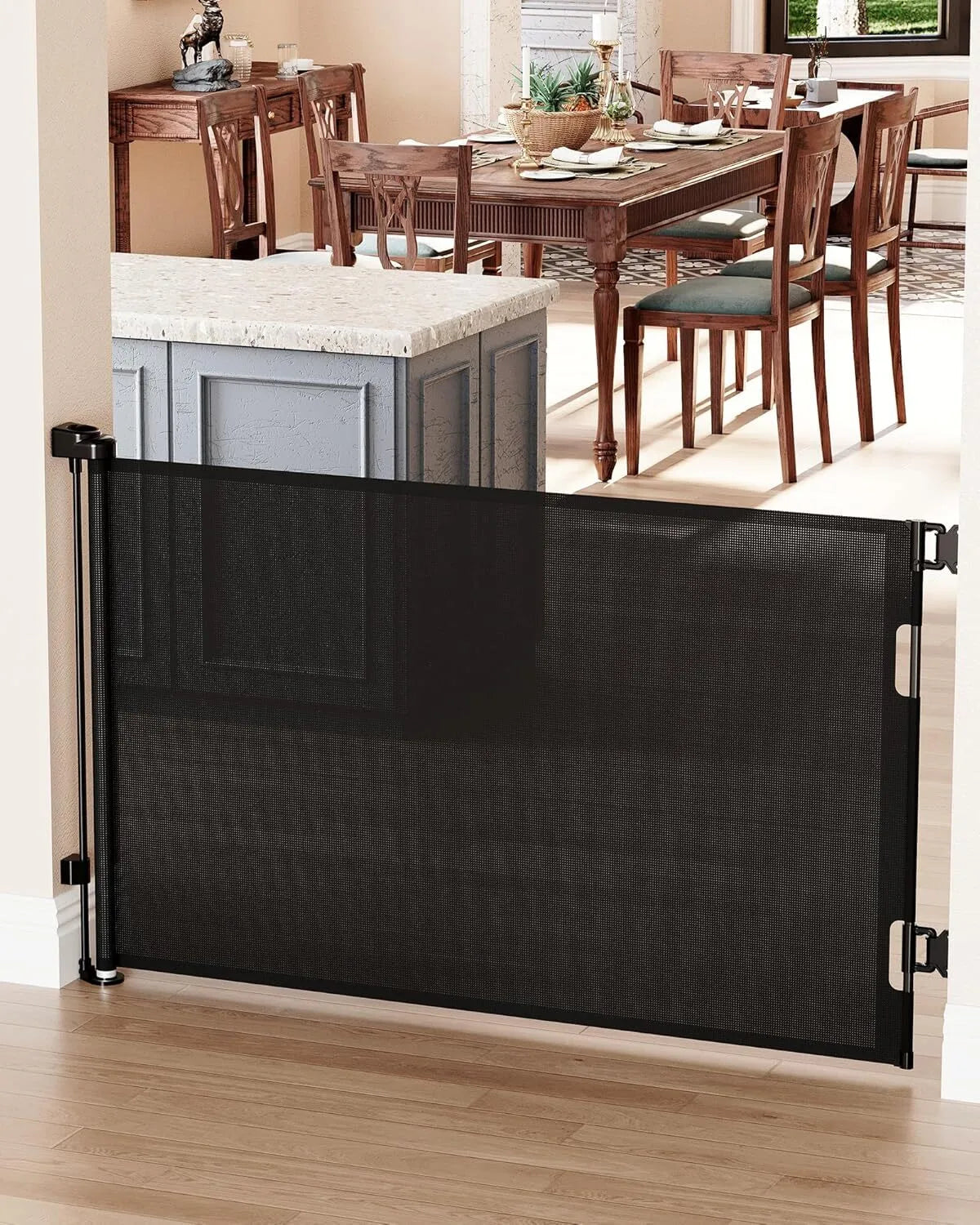 🛡️ Effortless Protection – Durable Safety Barrier for Babies & Pets