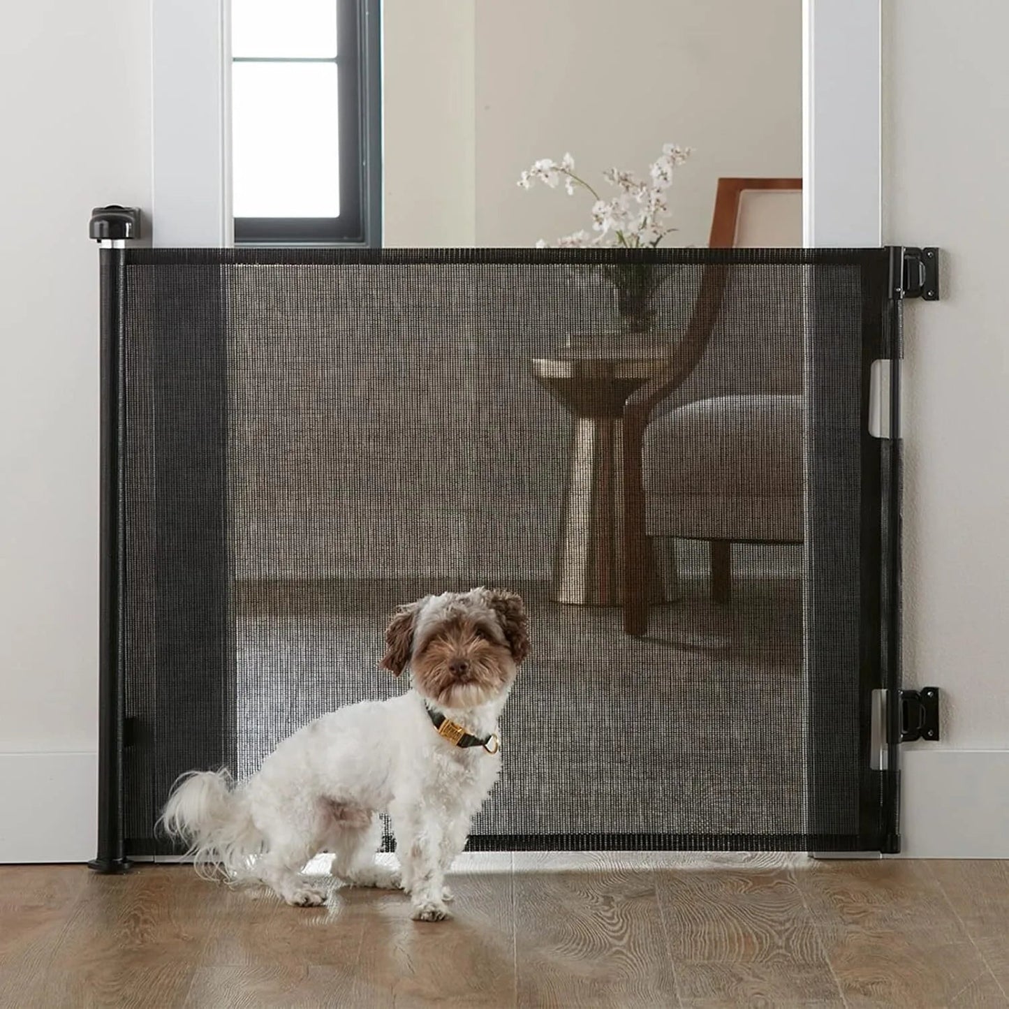 🛡️ Effortless Protection – Durable Safety Barrier for Babies & Pets