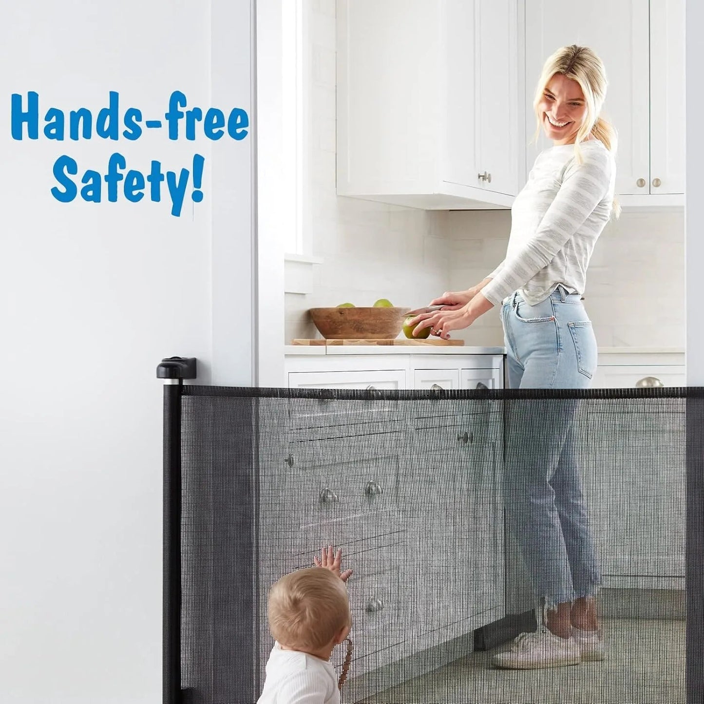 🛡️ Effortless Protection – Durable Safety Barrier for Babies & Pets