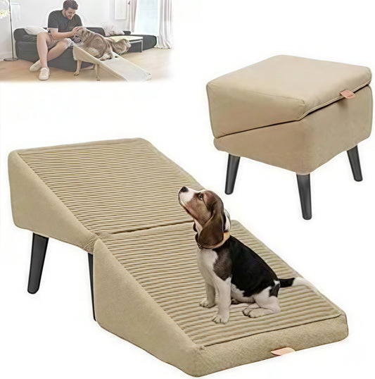 🐕 Stress-Free Climb – Ramp Designed for All Pets, Any Age!