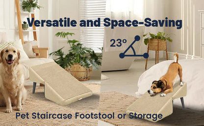 🐕 Stress-Free Climb – Ramp Designed for All Pets, Any Age!