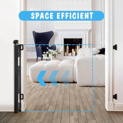 🛡️ Effortless Protection – Durable Safety Barrier for Babies & Pets