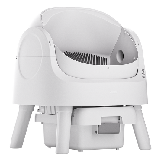 🐱 PetPivot AutoScooper 11 – Self-Cleaning Open-Top Litter Box with Odor-Free Waste