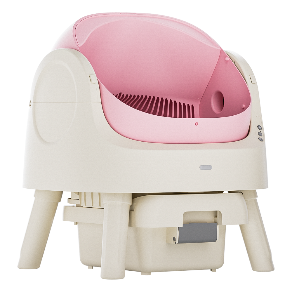 🐱 PetPivot AutoScooper 11 – Self-Cleaning Open-Top Litter Box with Odor-Free Waste