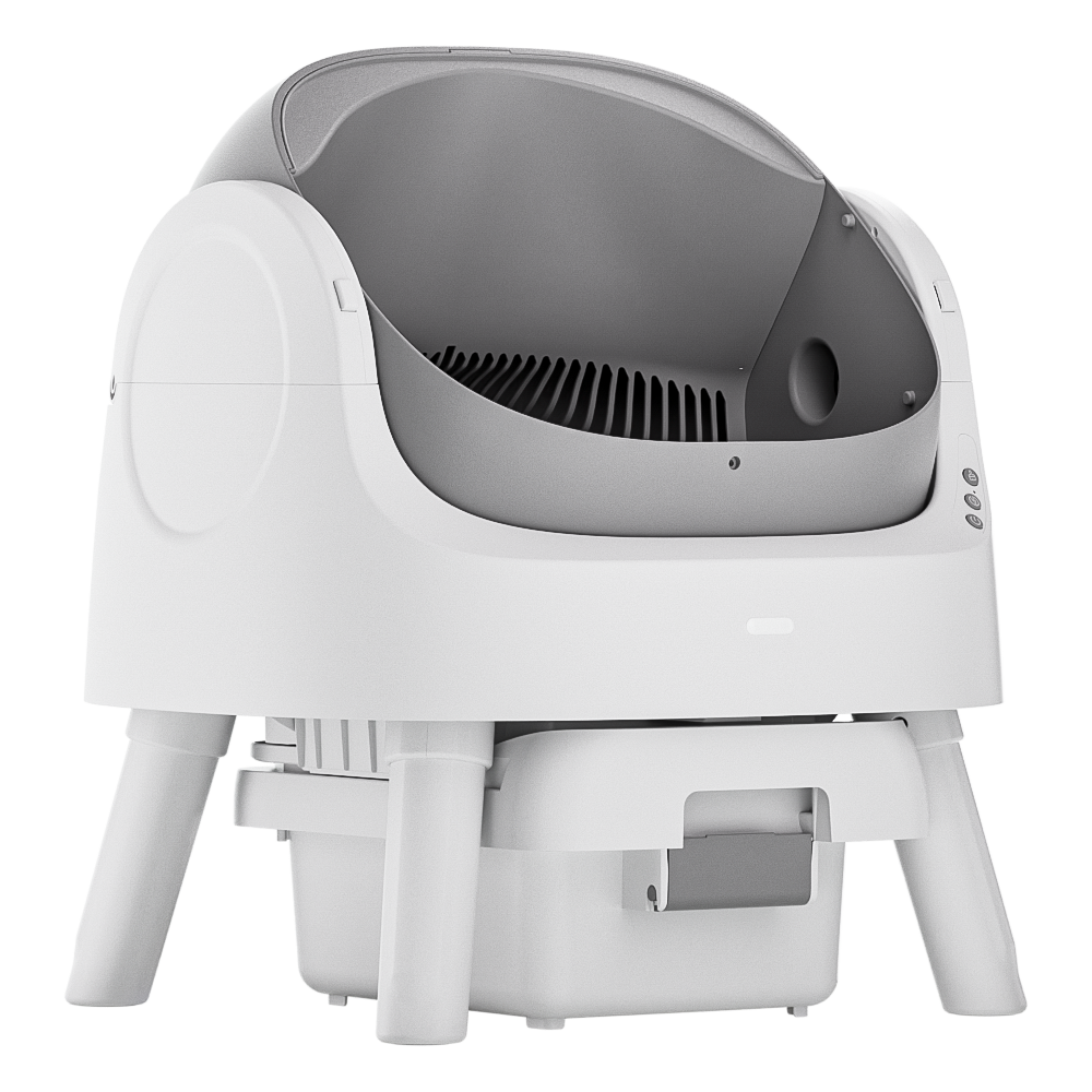 🐱 PetPivot AutoScooper 11 – Self-Cleaning Open-Top Litter Box with Odor-Free Waste