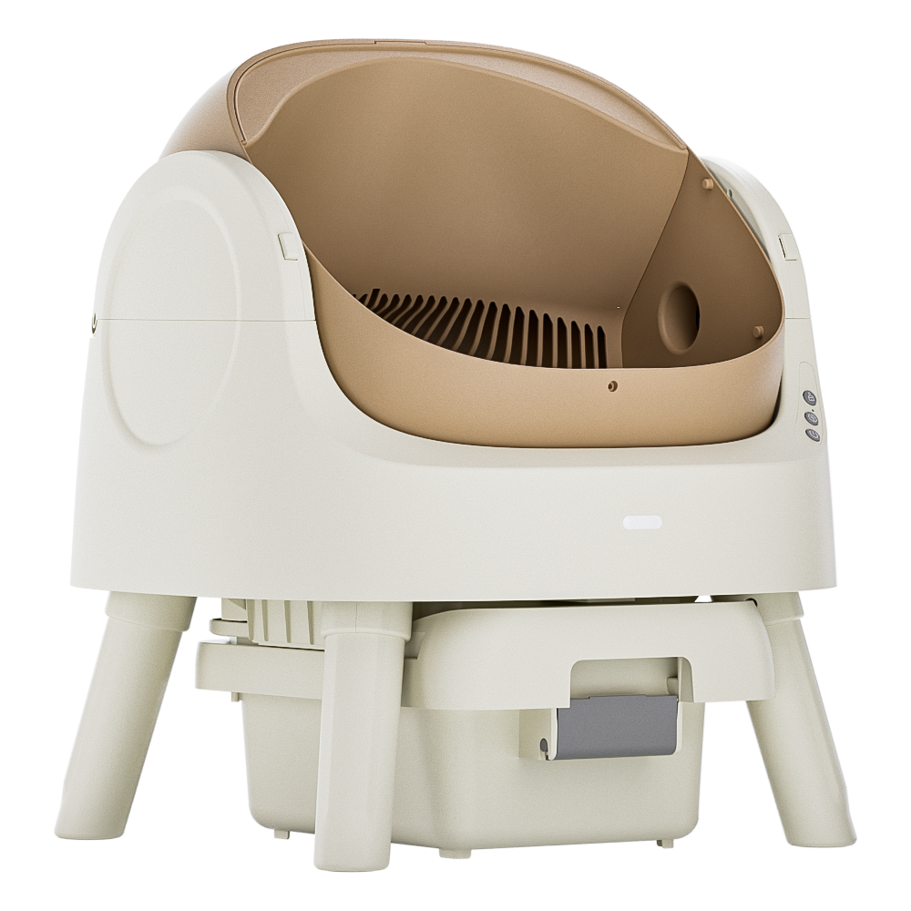🐱 PetPivot AutoScooper 11 – Self-Cleaning Open-Top Litter Box with Odor-Free Waste