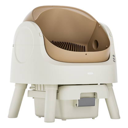 🐱 PetPivot AutoScooper 11 – Self-Cleaning Open-Top Litter Box with Odor-Free Waste